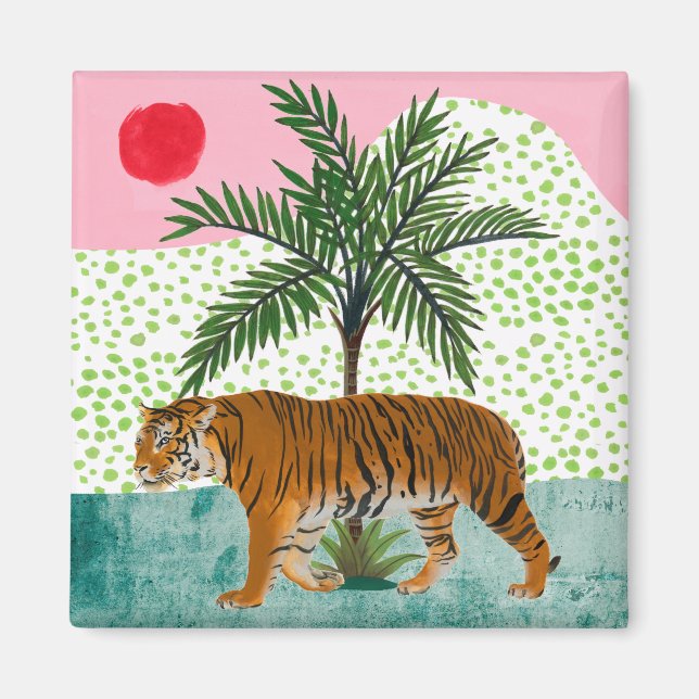 Tiger at Sunrise Magnet (Front)