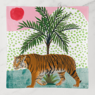Tiger at Sunrise Trinket Tray