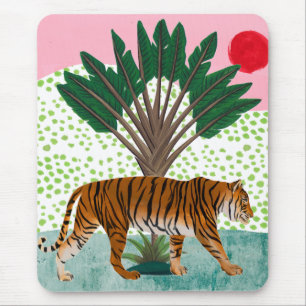 Tiger at Sunset Mouse Pad