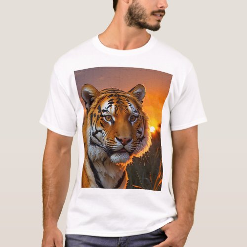 Tiger at Sunset T_Shirt