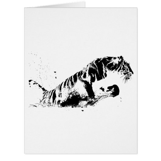 Tiger Attacking Cards (Front)