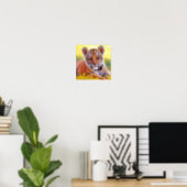 Tiger Baby Cub Poster (Home Office)