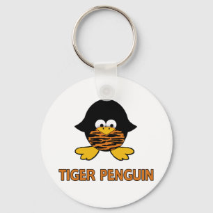 Tiger Baby Penguin Keychain