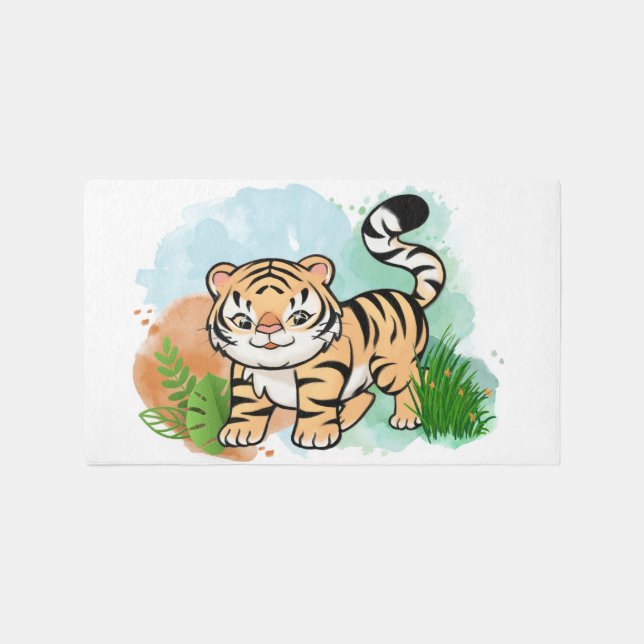 Tiger Baby Rug (Front)