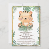 Tiger Baby Shower invitations (Front)