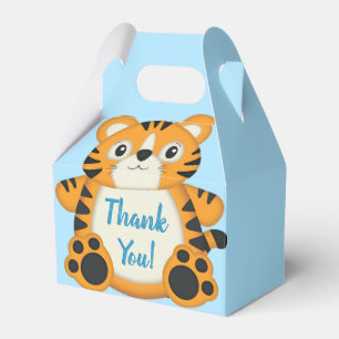 Tiger Baby Shower Safari Favor Boxes