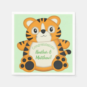 Tiger Baby Shower Safari Napkins