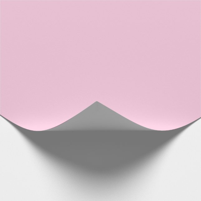 Tiger Baby Shower Safari Pink Girl Wrapping Paper (Corner)