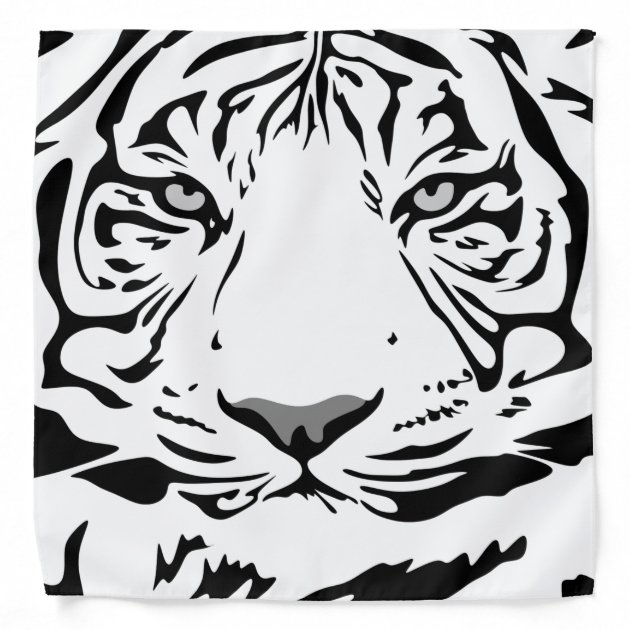 Nodding Tigers Cotton Silk Bandana