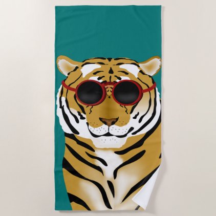 Tiger Beach Towel