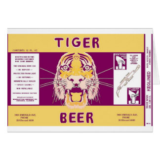 Tiger Beer Manhattan Brewing Chicago Illinois Can Cards