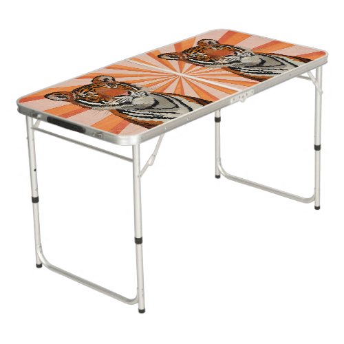 TIGER  BEER PONG TABLE