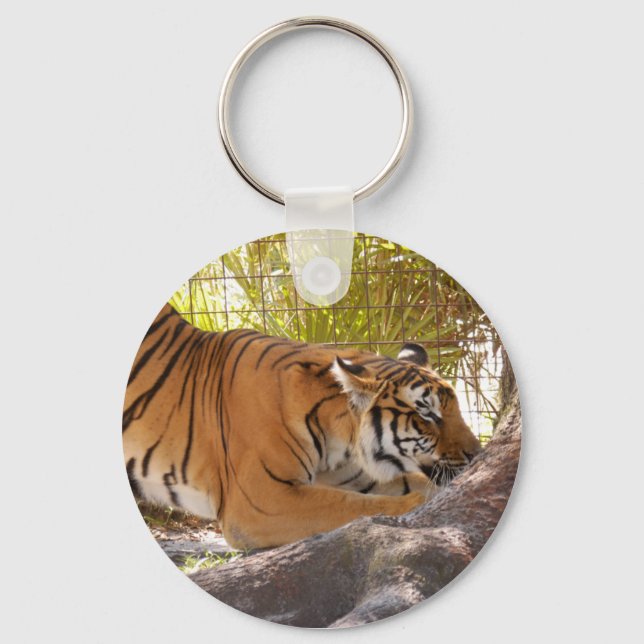 Tiger Bengali 001 Keychain (Front)