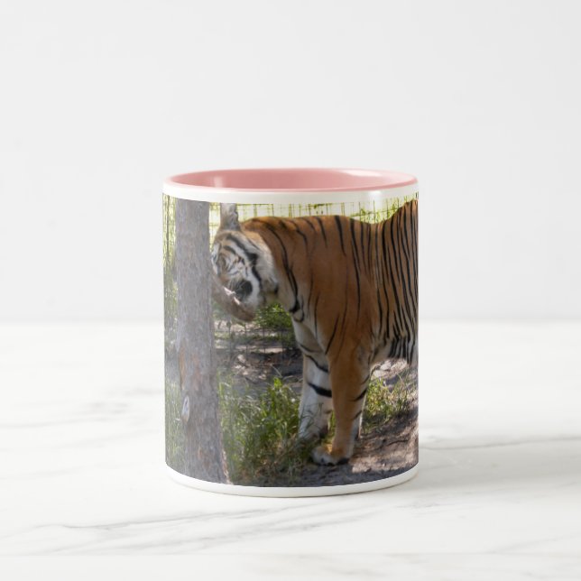 Tiger Bengali 008 Two-Tone Coffee Mug (Center)