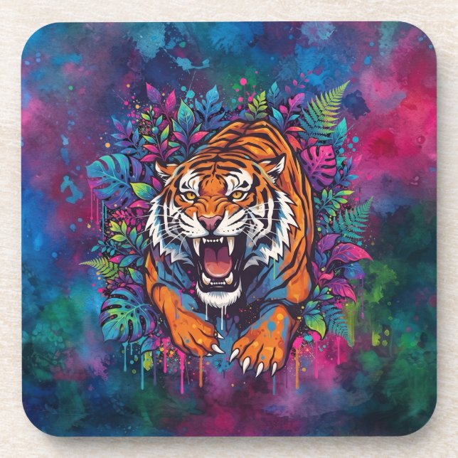 Tiger Beverage Coaster (Front)