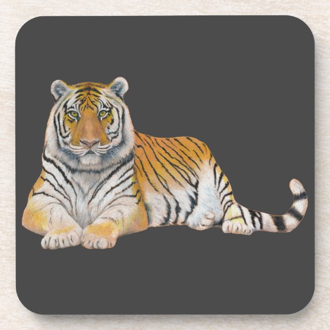 Tiger Beverage Coaster (Front)