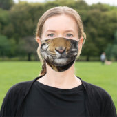 Tiger Big Cat Adult Cloth Face Mask (Outside)