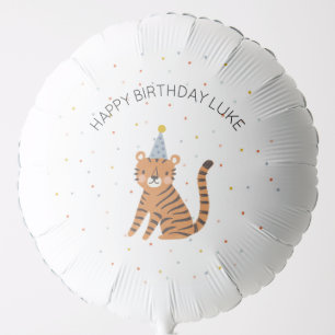 Tiger Birthday Balloon