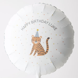 Tiger Birthday Balloon
