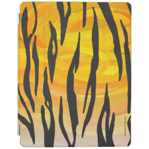 Tiger Black and Orange Print iPad Smart Cover