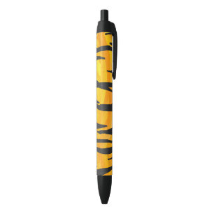 Tiger Black and Orange Print Pen