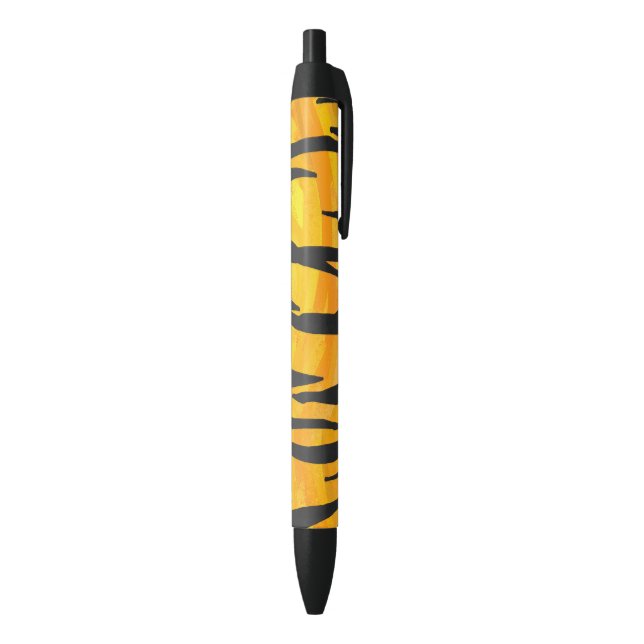 Tiger Black and Orange Print Pen (Bottom (Vertical))