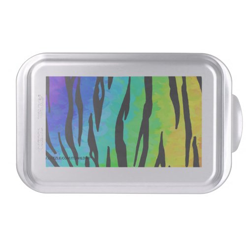 Tiger Black and Rainbow Gifts Cake Pan
