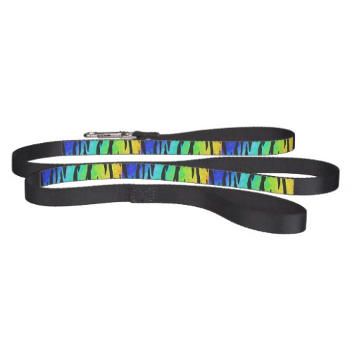 Tiger Black and Rainbow Gifts Pet Leash