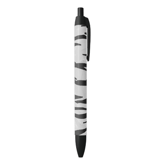 Tiger Black and White Print Pen (Bottom (Vertical))