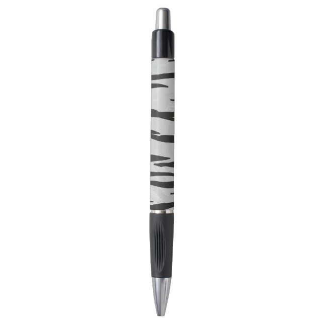 Tiger Black and White Print Pen (Front Vertical)