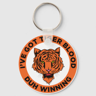 Tiger Blood Keychain
