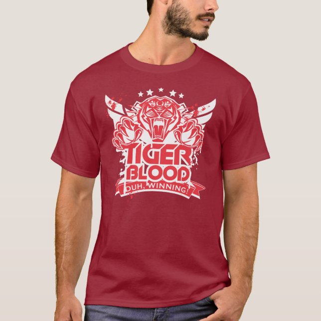 Tiger Blood T shirt (Front)
