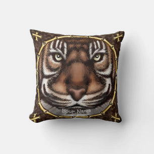 Tiger Bones Throw Pillow