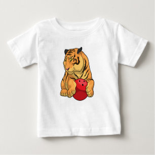 Tiger Bowling Bowling ball Baby T-Shirt