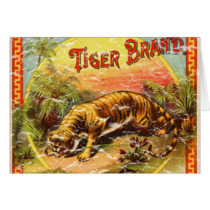 Tiger Brand - distressed Cards