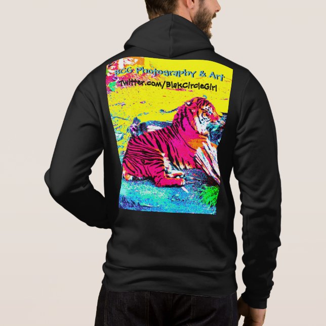 Tiger Bright Special Edition Support BCG T-Shirt Hoodie (Back)