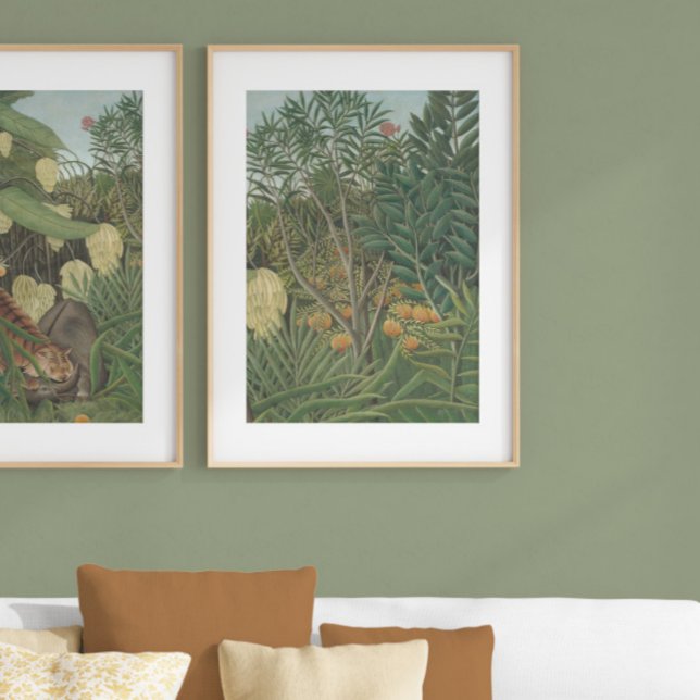 Tiger Buffalo 2 Jungle Leaf Ephemera Decoupage Tissue Paper (Creator Uploaded)