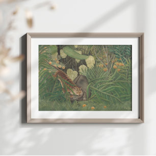 Tiger Buffalo 3 Jungle Leaf Ephemera Decoupage Tissue Paper