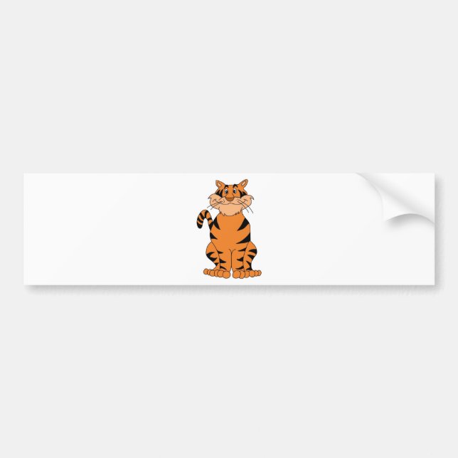 Tiger Bumper Sticker (Front)