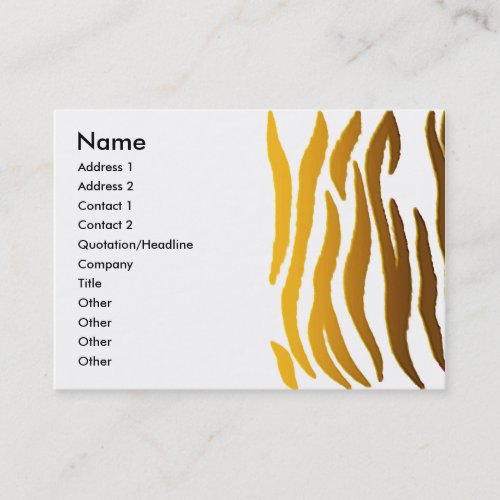 Tiger | business card