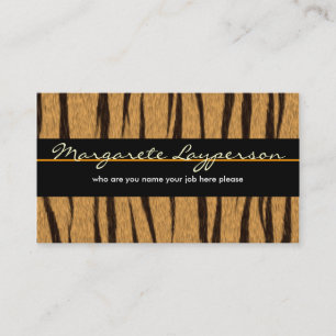 tiger business card