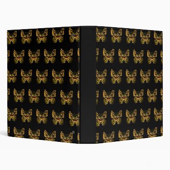 Tiger Butterfly  Binder by PugWiggles at Zazzle