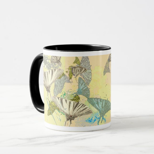 Tiger Butterfly Mug (Front Left)