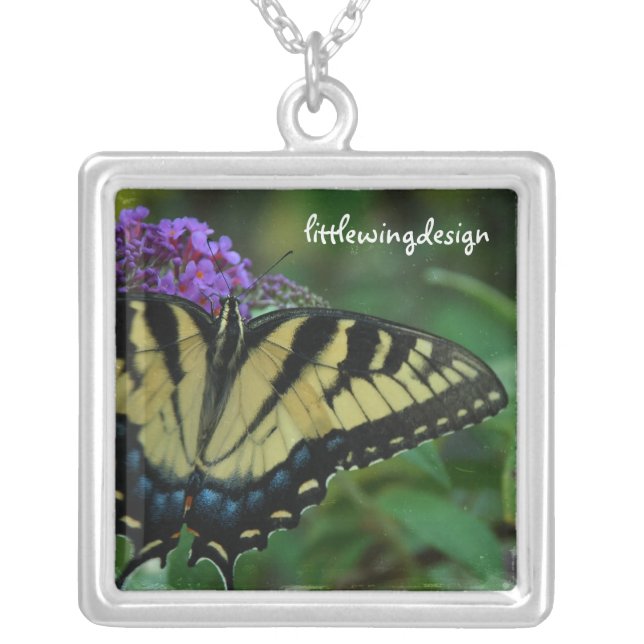 Tiger Butterfly Necklace (Front)