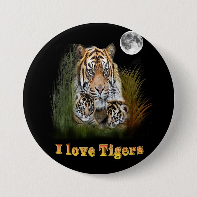 Tiger Button (Front)