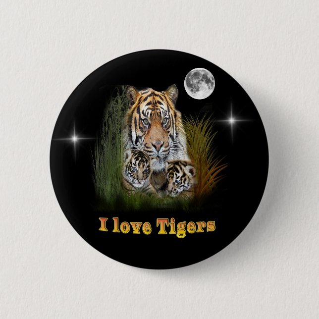 Tiger Button (Front)