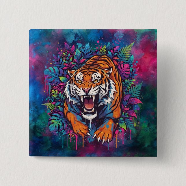 Tiger Button (Front)