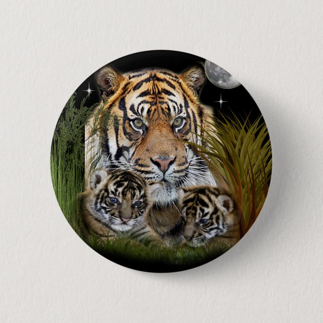 Tiger Button (Front)