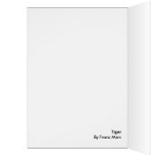 Tiger By Franz Marc Cards (Inside (Left))