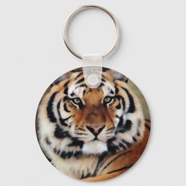 Tiger by Psyco Keychain (Front)